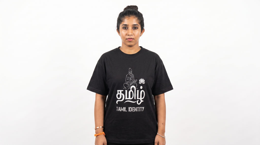Proud Tamizhachi – Cultural Heritage Front & Back Graphic Tee