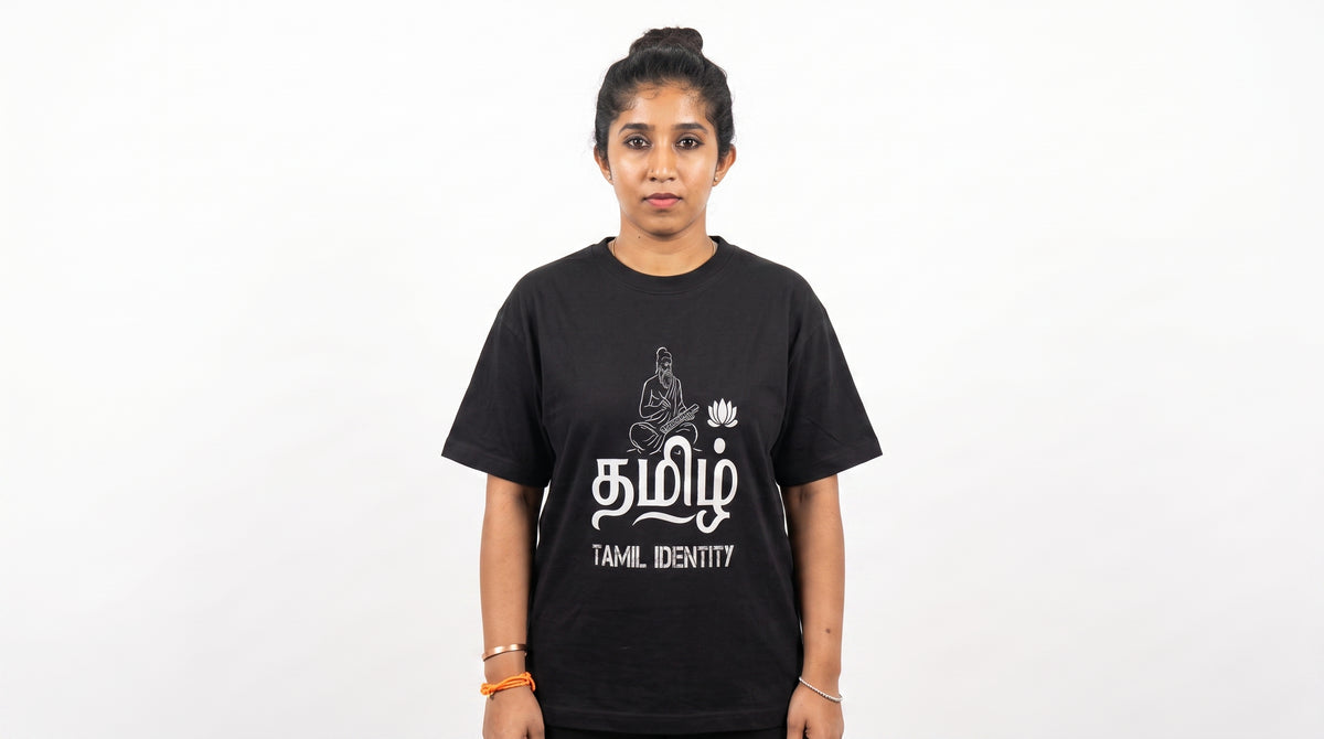 Proud Tamizhachi – Cultural Heritage Front & Back Graphic Tee